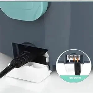 Marmita Elétrica HOMEFISH 1,5 L 60W – Aquecedor Portátil de Alimentos para Casa ou Carro, Inox 304 à Prova de Vazamento