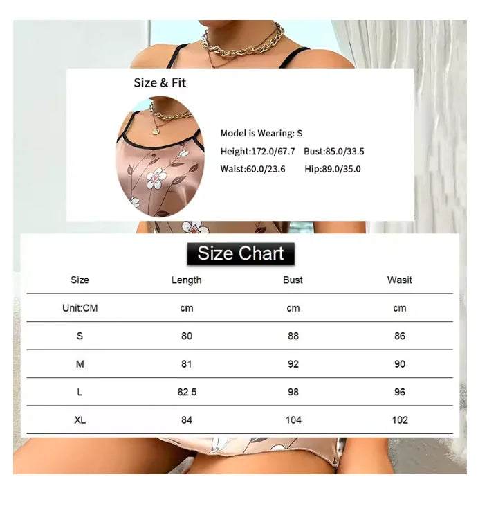 Camisola Feminina de Cetim – Estampa Floral • Verão • Sexy & Confortável