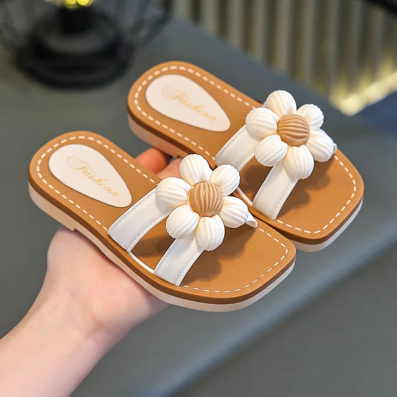 Chinelos Infantis para Crianças | Verão | Desenho Animado | Sapatos de Praia | Meninas | Bebê | Sola Macia | Antiderrapante