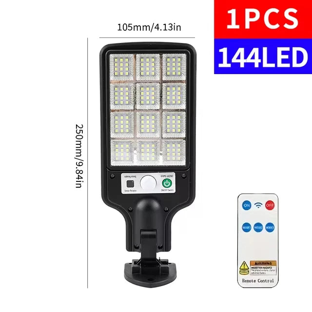 Luminária Solar LED/COB com Sensor de Movimento | Uso Externo | Arandela de Parede para Porta de Entrada, Quintal, Caminho, Garagem, Área de Plantação e Área Externa