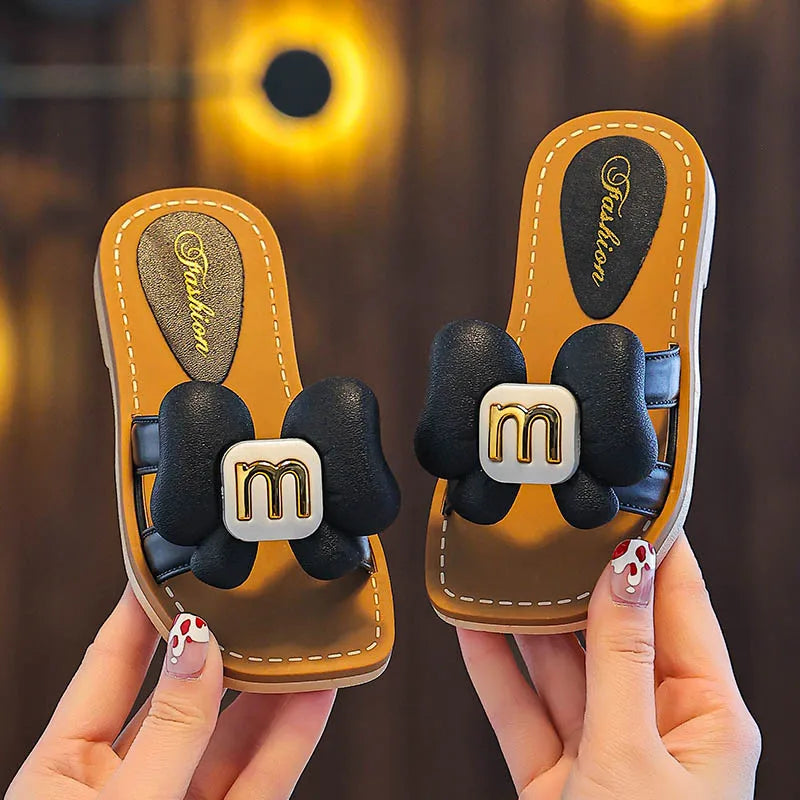 Chinelos Infantis para Crianças | Verão | Desenho Animado | Sapatos de Praia | Meninas | Bebê | Sola Macia | Antiderrapante